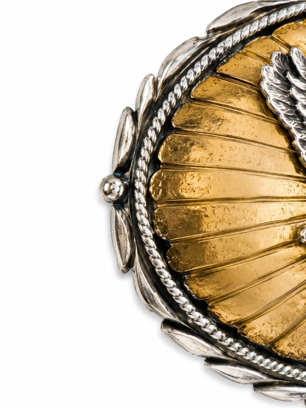 Vintage Navajo Sterling Eagle Belt Buckle